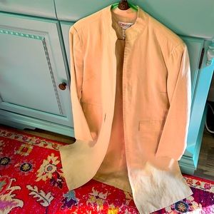 Long linen tunic jacket